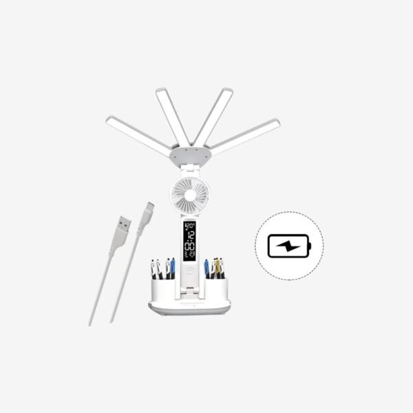 اباجوره مكتب مع مروحه وساعه