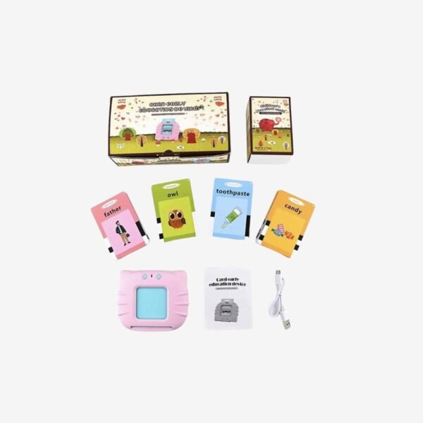 قارئ كروت تعليمى الكترونى عربى وانجليزى