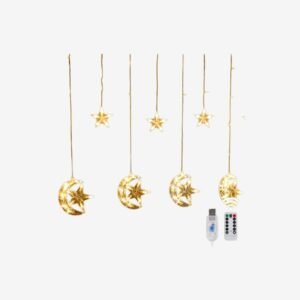 حبل نور هلال و نجمه Warm