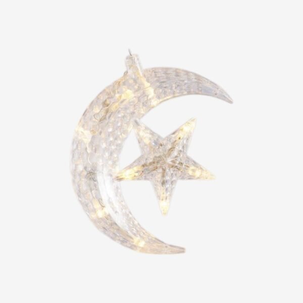 حبل نور هلال و نجمه Warm