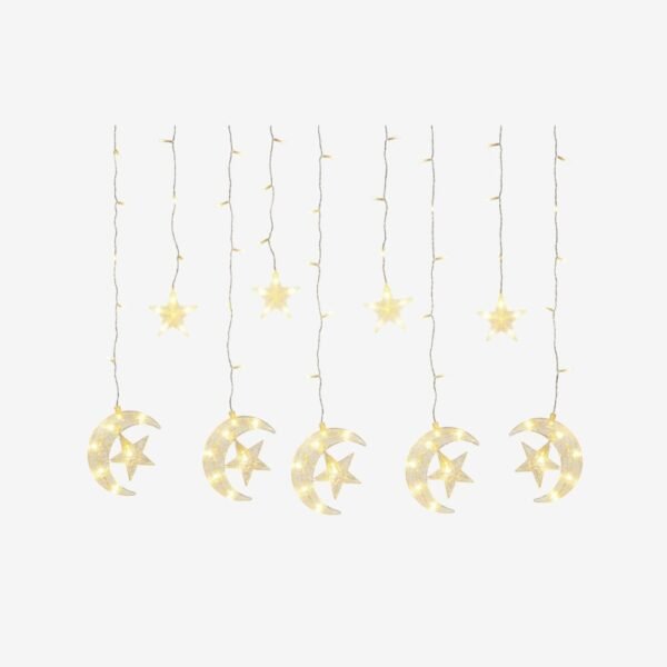 حبل نور هلال و نجمه Warm