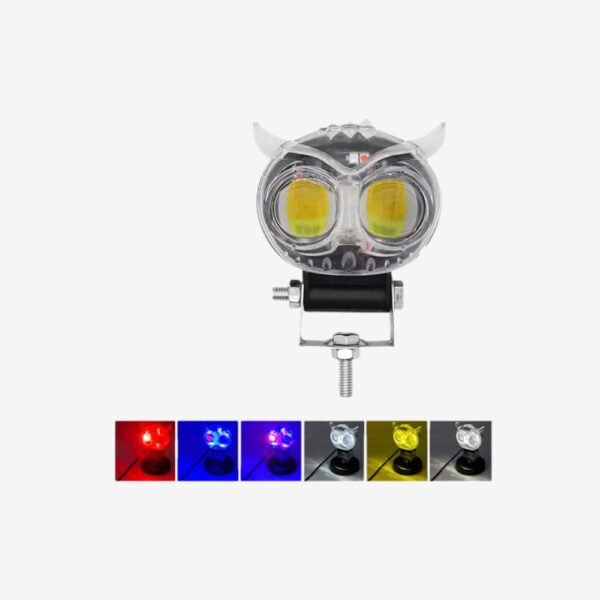 عرض قطعتين ليد البومة 2 عدسة للسيارة والموتوسيكل